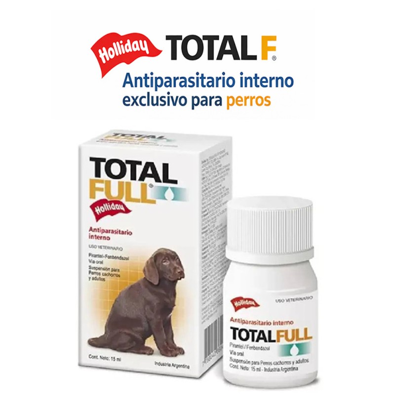 Antiparasitario Interno Total Full para Perros Suspensión 15ml