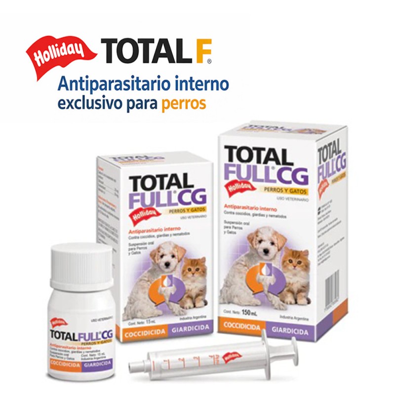 Antiparasitario Interno Total Full CG Para Perros y Gatos 15ml