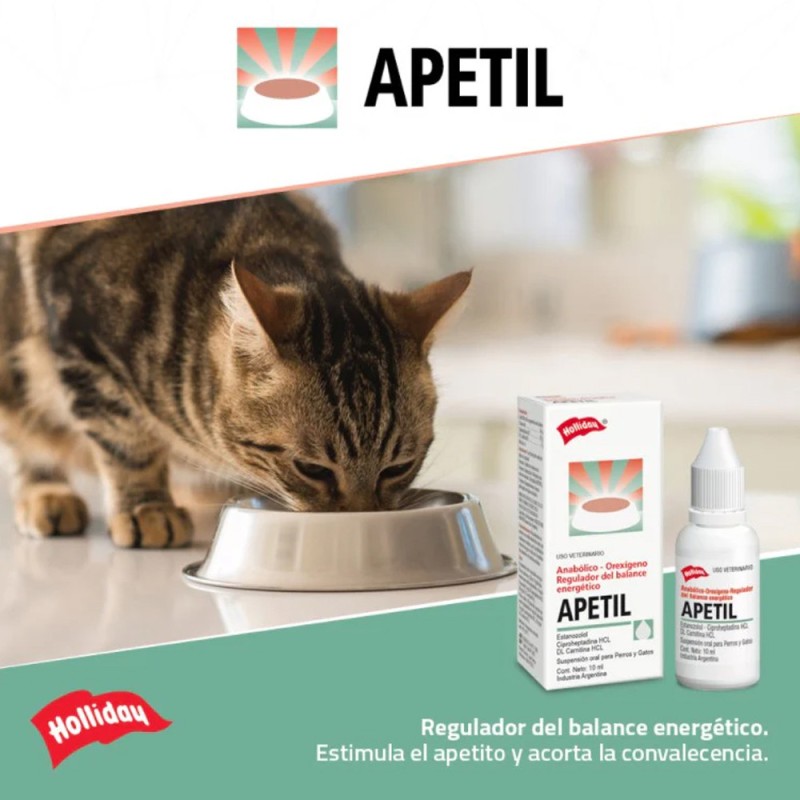 Holliday Apetil 10ml Suspensión Oral para Perros y Gatos
