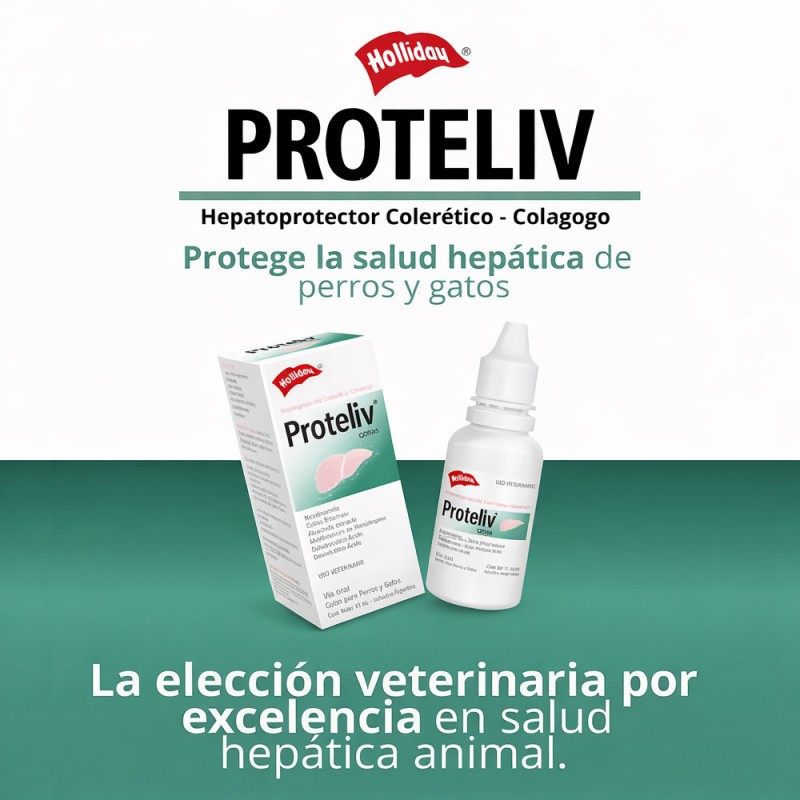 Protector Hepático para Perros y Gatos Proteliv Gotas 15ml