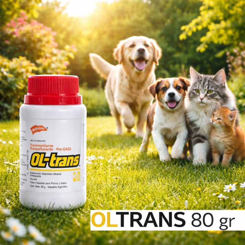 OL-Trans Suplemento Vitaminico Para Perros y Gatos 80 gr