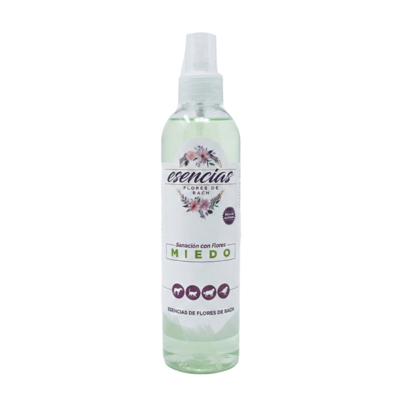 Spray Esencias Florales para el Miedo en Mascotas 250ml