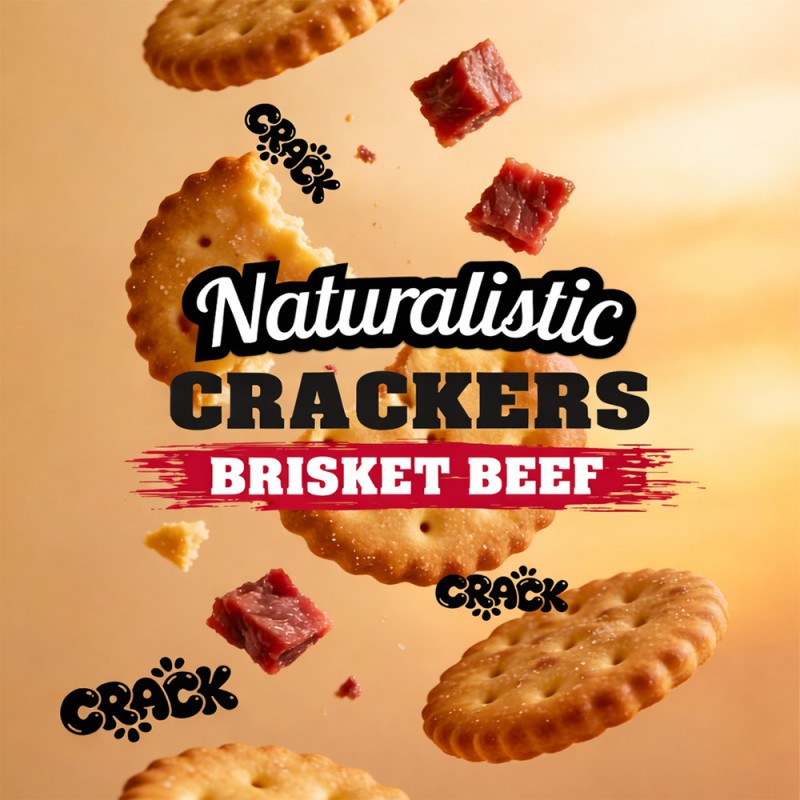 Galletas Para Perros Naturalistic Sabor a Carne Brisket 200g