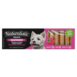 Galleta Para Perros Naturalistic Con Crema de Frambuesa 120g