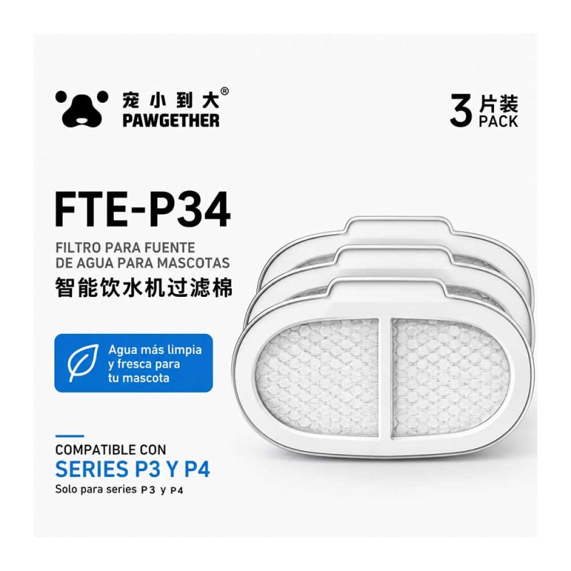 Repuesto de Filtro Pawgether Cartridge FTE-P34