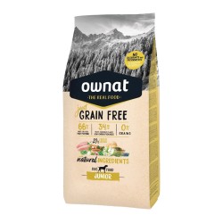 Alimento Ownat Libre de Granos Junior Para Cachorros 3Kg