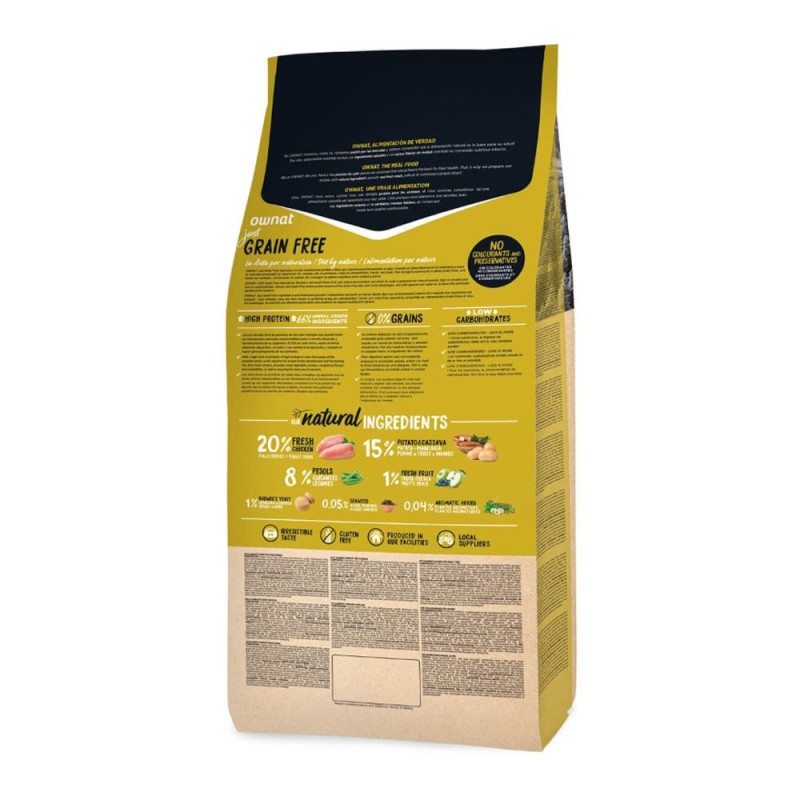 Alimento Ownat Libre de Granos Junior Para Cachorros 14Kg