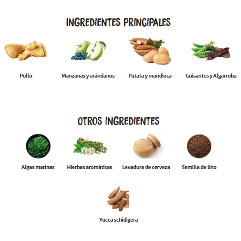 Alimento Ownat Perro Adulto Libre Granos Sabor Pollo 3Kg