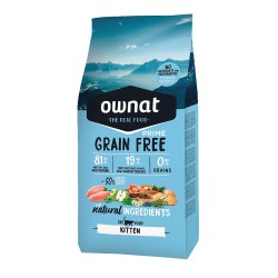 Alimento Ownat Libre de Granos Prime Para Gatitos 3Kg