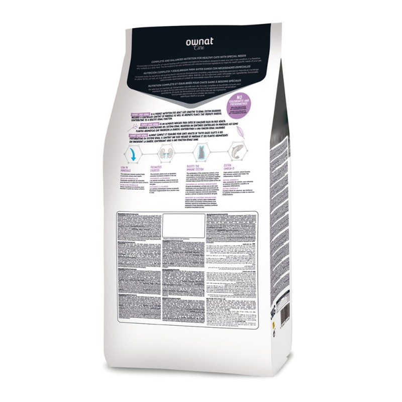 Alimento Ownat Care Renal Para Gatos Adultos 3Kg