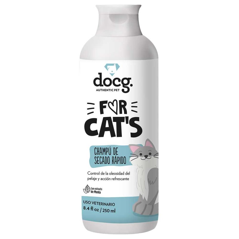 Docg Shampoo Secado Rápido Para Gatos For Cats 250 ml