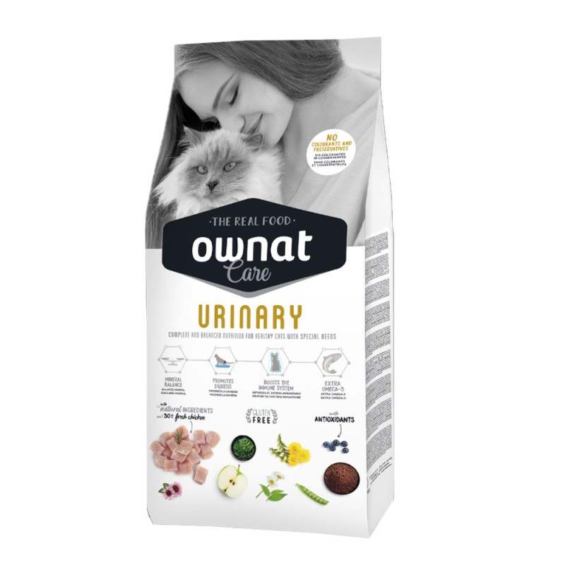 Alimento Ownat Care Urinary Para Gatos 1.5Kg