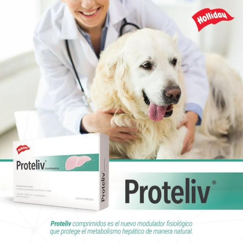Protector Hepático Para Perros y Gatos Proteliv 21comp