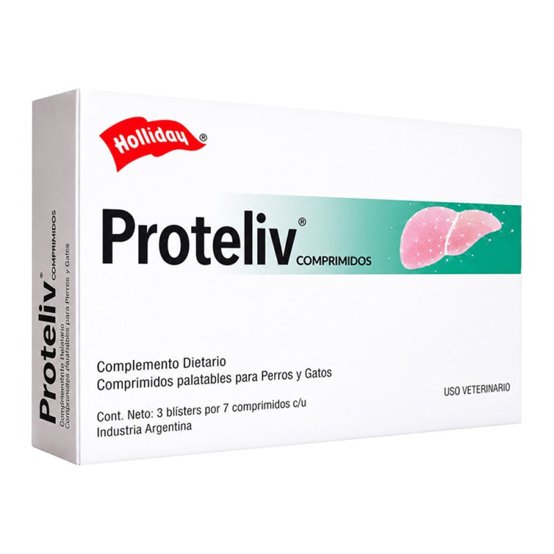 Protector Hepático Para Perros y Gatos Proteliv 21comp