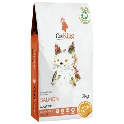Alimento Cooking Grain Free Gatos Adultos Salmón 2kg