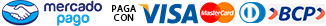 Paga con Mercado Pago: Visa, Mastercard, Diners Club y BCP